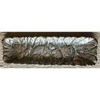 Arthur Court Rectangle Aluminum Bunny Rabbits Tray Platter 18 7 8  X 5 7 8  Vtg