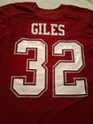 Washington State Cougars 2009 Game Worn Football Jersey  32 Devin Giles Pac12