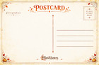 Haunted House Halloween Postcard 4x6 Gothic Art Card Rust   Lantern Original