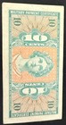 Rare  10c Ten Cents Mpc Military Payment Certificate Xf