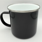 Ebay Logo Powered By Passion Black Enamel Camp Mug Durable Lightweight Ebayana