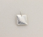 Sterling Silver Hammered Square Pendant Only Silpada