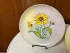 Set Of 2 Three Sisters Vintage Decorative Plates - Sunflowers   Stargazer Lily