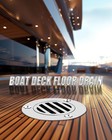 Boat Deck Floor Drain  1-1 2 Inch  38mm  90 Degree Marine 316 Stainless Steel He