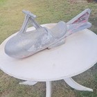 Gametime Vintage Cast Aluminum Pedal Airplane Ride-on Toy Body Fuselage Usaf Usa