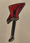Glitter Electric Guitar Enamel Pin Sammy Hagar Free Shipping 