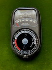 Vintage Weston Master Ii Cine  Exposure Light Meter Model 736 With Leather Case