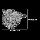 Words Happy Valentine s Day Metal Cutting Dies Cut Machine Cutter Die