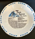 Vintage 1983 Watkins Recipe Pie Plates Set Of 5 Ceramic Bakeware Usa Kitchen