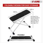 5core Guitar Foot Stool Height Adjustable Folding Leg Rest Classical Footrest