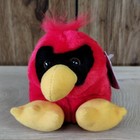 Swibco Puffkins Casey Cardinal Plush Stuffed Animal Virginia Bird Red Vintage 4 