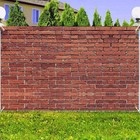 12 X 8 Ft Brick Wall Photography Backdrop Vintage Red Brown Brick Stone Wall    