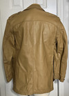Vintage Lakeland Men Tan Leather Jacket Retro Vintage 70s 80s Sz 40    read   