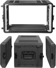 6u Rack Case Shallow 12  Depth  19  Rackmount Flight Case For Amplifier  Audio