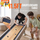 11 5  Shuffle Board Table With Scratch Resistant Playfield Legs 8 Pucks Wax Brus