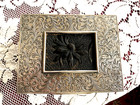 Vtg  Antique 306g Or 10 8ounces Solid 800 Silver Box Etched Floral Engraving