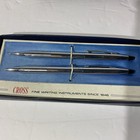 2 Cross Chrome Ball Point Pen And Mechanical Pencil Sets In Box 3501 No Lid
