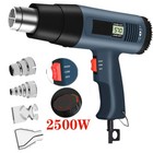 Heat Gun Electric Hot Air Gun Dual Temperature Lcd Nozzle  auto Window Tint Tool