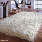 The Best Greek Flokati Rugs Made  Long 4    Pile  Stylish Off White Wool Area Rug