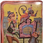 Usa 1950s Vintage Mattel Merry Music Box Still Works  Wind-up Colorful Nostalgic