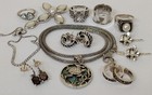 Designer Sterling Silver Jewelry Lot 925 Pandora Samuel Benham Wysor Silpada