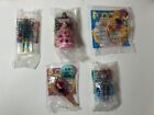 Vintage 1994 Barbie Mcdonalds Happy Meal Toys Set Of 5 New