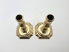 Pair Of George Ii Brass Candlesticks  Antique Candle Holders  Circa 1740