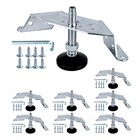 Heavy Duty Corner Levelers With Non-marring Nylon Base  8 Pack For Furniture
