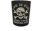Hilton Head Island Black Foam Beer Soda Can Koozie Coozie Pirate Drink Rum Fun