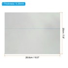 4pcs Polarized Film Sheets 12 9  Polarizer Linear Filter 26 6x20cm 90 Degree