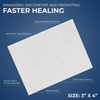 Sterile Non Stick Pads For Wound Care And Wounds  Highly Absorbent  Painless Rem