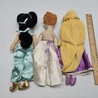 Disney Princess Plush Lot Of 2 - Jasmine Anna Frozen Rapunzel 12  Stuffed Dolls