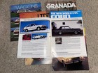 Vintage 1981 Ford New Car Brochure booklets Lot Of 7