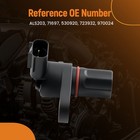 Abs Speed Sensor Rear Axle For Dodge Ram 3500 Van 99-03 56028187ad 723932
