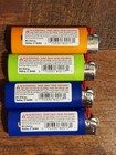 Bic New Lot Of 4 Let   s Get Twisted Promo Lighters Orange Green Blue