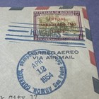 Honduras  Air Mail  Cover To New York  1954     Lot 27 File K 