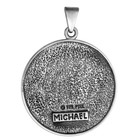 Sterling Silver Sigil Of Archangel Michael Talisman Amulet Angel Armadel Jewelry