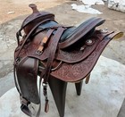Western Leather Saddle  Handmade Western Saddle With Tack Set