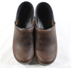 Dansko Professional Clogs Shoes Women s Eur 38  us 7  Leather Brown
