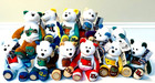 Lot 23 Limited Treasures Us State Quarter 8  Plush Teddy Bears W  Tags   Coins