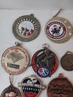 Large Lot Of 38 Medals Keychain Awards Various Sizes And Events