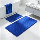 Bathroom Rugs Set 2 Piece Memory Foam Bath Non-slip Bath Mat washable Room Ma   