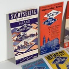 Vtg Gray Line Sightseeing Brochure Lot Of 6 Mid Century Travel Maps Miami Nyc