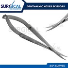 Noyes Scissors 4 5  Curved Ophthalmic Surgical Instruments German Grade