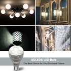 Sansi 200w Equiv  Led Light Bulb 5000k 2200lm Energy Saving E26 Lamp Bulb 4 Pcs