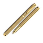 Caran D ache - Ecridor Rollerball Pen - Gold-plated - Chevron
