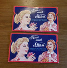 Vintage Sewing Needles  sew And Stich  2 Needle Books   107 Needles Total