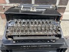 Vintage 1930s Corona Standard Flat-top Portable Typewriter Black Parts Wednesday
