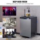 Draft Beer Kegerator Draft Beer Dispenser Full Size Keg Refrigerator Dual Tap