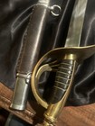 Reproduction Civil War M1860 Saber Sword And Scabbard Cavalry Union Confederate 